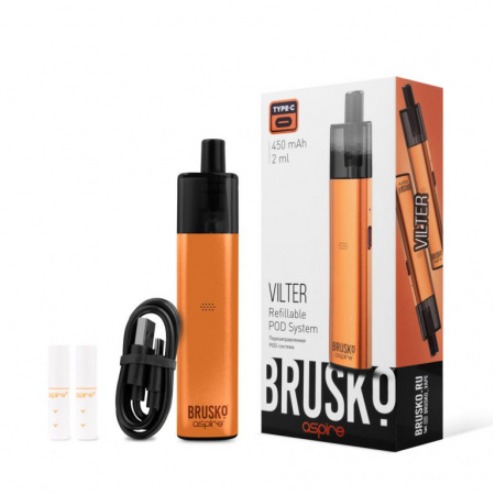 Aspire BRUSKO VILTER product and packaging