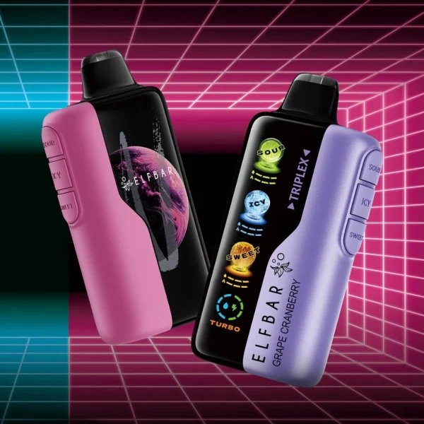 ELFBAR TRIPLEX 30000口 20毫克，可调节酸 甜 冰度 俄版 一次性电子烟
