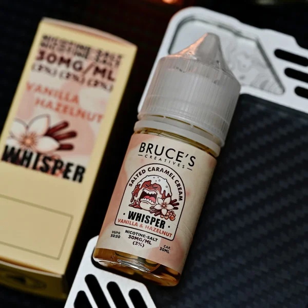 Bruce's 海盐焦糖奶霜:轻语(香草榛子) 30毫升30毫克 胡子丁盐烟油