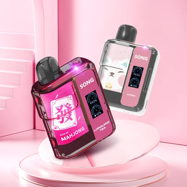 正品崧SONG A29娱乐系列两档可调16000口一次性电子烟-TFT屏动画显示